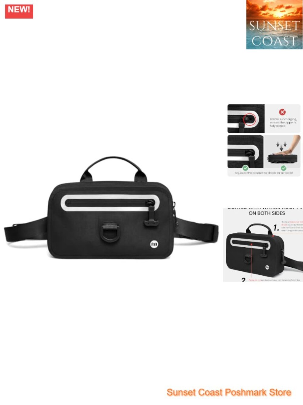Waterproof Floating Fanny Pack with Extra-Long Belt for Swimming Kayaking